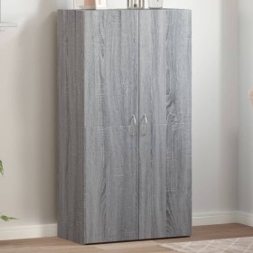 Sonoma gray engineered wood filing cabinet 60x32x115 cm by vidaXL, Filing cabinets - Ref: Foro24-840777, Price: 91,65 €, Disc...