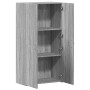 Sonoma gray engineered wood filing cabinet 60x32x115 cm by vidaXL, Filing cabinets - Ref: Foro24-840777, Price: 91,54 €, Disc...