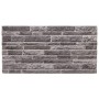 Paneles de pared 3D 10 unidades EPS gris antracita 100x50 cm de vidaXL, Recubrimiento de paredes - Ref: Foro24-4008549, Preci...