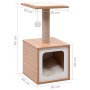 Cat scratcher with 62 cm sisal scratching carpet. by vidaXL, Cat furniture - Ref: Foro24-170931, Price: 54,21 €, Discount: %