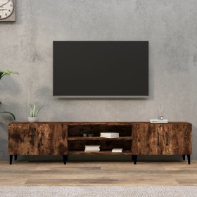 Mueble para TV madera contrachapada roble ahumado 180x31,5x40cm de vidaXL, Muebles TV - Ref: Foro24-816269, Precio: 98,32 €, ...