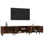 Smoked oak plywood TV cabinet 180x31.5x40cm by vidaXL, TV Furniture - Ref: Foro24-816269, Price: 98,99 €, Discount: %