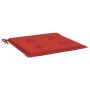 Cojines de silla de jardín 2 uds tela Oxford rojo 40x40x3 cm de vidaXL, Cojines para sillas y sofás - Ref: Foro24-314014, Pre...