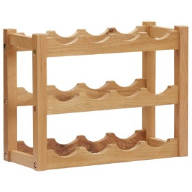 Wine rack for 12 bottles solid oak wood 47x21x36 cm by vidaXL, Wine racks - Ref: Foro24-289202, Price: 27,03 €, Discount: %