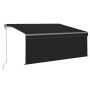 Toldo automático persiana LED sensor viento antracita 3,5x2,5 m de vidaXL, Toldos - Ref: Foro24-3069414, Precio: 552,67 €, De...