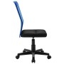 Black and blue mesh fabric office chair 44x52x100 cm by vidaXL, Office chairs - Ref: Foro24-289511, Price: 72,91 €, Discount: %