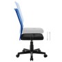 Black and blue mesh fabric office chair 44x52x100 cm by vidaXL, Office chairs - Ref: Foro24-289511, Price: 72,91 €, Discount: %