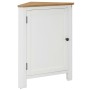 Eckschrank aus massiver Eiche 59x45x80 cm von vidaXL, Schließfächer und Lagerschränke - Ref: Foro24-289212, Preis: 146,99 €, ...