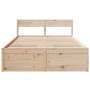 Estructura de cama con cajones madera maciza de pino 135x190 cm de vidaXL, Camas y somieres - Ref: Foro24-3282357, Precio: 28...