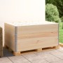 Caja de palés 3 unidades madera maciza de pino 80x120 cm de vidaXL, Plataformas de carga y palés - Ref: Foro24-310051, Precio...