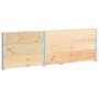 Caja de palés 3 unidades madera maciza de pino 80x120 cm de vidaXL, Plataformas de carga y palés - Ref: Foro24-310051, Precio...