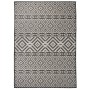 Black striped flat weave outdoor rug 200x280 cm by vidaXL, Rugs - Ref: Foro24-340854, Price: 82,85 €, Discount: %