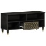 Solid mango wood TV stand 100x33x46 cm by vidaXL, CD and DVD storage - Ref: Foro24-358336, Price: 103,73 €, Discount: %