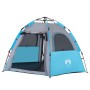 Cabin tent for 4 people, quick opening, blue. by vidaXL, tents - Ref: Foro24-4005333, Price: 105,88 €, Discount: %