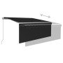 Toldo retráctil manual con persiana y LED antracita 3,5x2,5 m de vidaXL, Toldos - Ref: Foro24-3069284, Precio: 301,76 €, Desc...