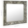 Baroque style silver wall mirror 50x50 cm by vidaXL, Mirrors - Ref: Foro24-320314, Price: 43,63 €, Discount: %