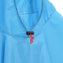 Poncho de lluvia con capucha diseño 2 en 1 azul 223x145 cm de vidaXL, Camping y senderismo - Ref: Foro24-4004198, Precio: 18,...