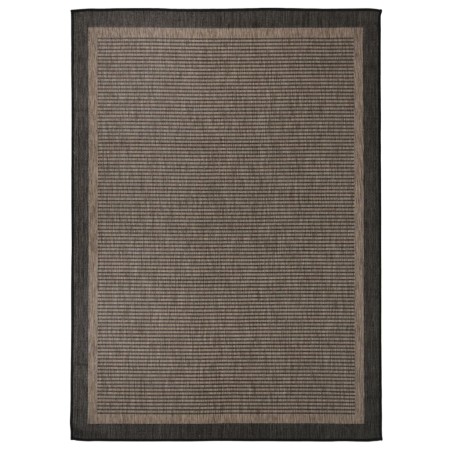 Alfombra de exterior de tejido plano marrón oscuro 200x280 cm de vidaXL, Alfombras - Ref: Foro24-340847, Precio: 90,99 €, Des...