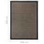 Alfombra de exterior de tejido plano marrón oscuro 200x280 cm de vidaXL, Alfombras - Ref: Foro24-340847, Precio: 90,41 €, Des...