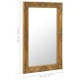 Wandspiegel im goldenen Barockstil 50x80 cm von vidaXL, Spiegel - Ref: Foro24-320321, Preis: 67,37 €, Rabatt: %