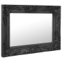 Black baroque style wall mirror 50x40 cm by vidaXL, Mirrors - Ref: Foro24-320311, Price: 40,00 €, Discount: %