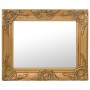 Baroque style golden wall mirror 50x40 cm by vidaXL, Mirrors - Ref: Foro24-320309, Price: 39,54 €, Discount: %