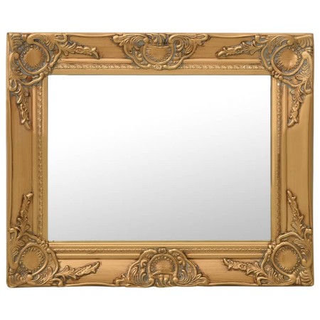 Baroque style golden wall mirror 50x40 cm by vidaXL, Mirrors - Ref: Foro24-320309, Price: 39,54 €, Discount: %