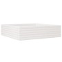 Jardinera de madera maciza de pino blanca 90x90x23 cm de vidaXL, Maceteros y jardineras - Ref: Foro24-847204, Precio: 84,74 €...