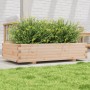 Jardinera de madera maciza de pino 110x60x26,5 cm de vidaXL, Maceteros y jardineras - Ref: Foro24-847348, Precio: 87,93 €, De...