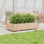 Jardinera de madera maciza de pino 110x60x26,5 cm de vidaXL, Maceteros y jardineras - Ref: Foro24-847348, Precio: 87,93 €, De...