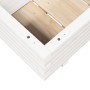 Solid white pine wood planter 90x40x26.5 cm by vidaXL, Pots and planters - Ref: Foro24-847334, Price: 78,50 €, Discount: %