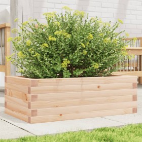 Jardinera de madera maciza de pino 70x40x23 cm de vidaXL, Maceteros y jardineras - Ref: Foro24-847218, Precio: 46,99 €, Descu...