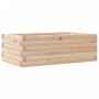 Jardinera de madera maciza de pino 70x40x23 cm de vidaXL, Maceteros y jardineras - Ref: Foro24-847218, Precio: 46,56 €, Descu...