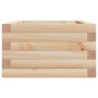 Jardinera de madera maciza de pino 70x40x23 cm de vidaXL, Maceteros y jardineras - Ref: Foro24-847218, Precio: 46,56 €, Descu...