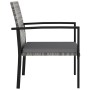 Garden dining chairs 4 units gray synthetic rattan by vidaXL, Garden chairs - Ref: Foro24-317173, Price: 135,99 €, Discount: %