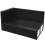 8-teiliges Gartensofa-Set und schwarze synthetische Rattankissen von vidaXL, Gartensets - Ref: Foro24-42995, Preis: 598,26 €,...