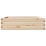 Jardinera de madera maciza de pino 90x90x23 cm de vidaXL, Maceteros y jardineras - Ref: Foro24-847203, Precio: 71,27 €, Descu...