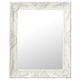 Baroque style white wall mirror 50x60 cm by vidaXL, Mirrors - Ref: Foro24-320316, Price: 54,46 €, Discount: %