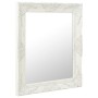 Espejo de pared estilo barroco blanco 50x60 cm de vidaXL, Espejos - Ref: Foro24-320316, Precio: 54,46 €, Descuento: %