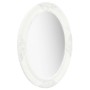 White baroque style wall mirror 50x70 cm by vidaXL, Mirrors - Ref: Foro24-320352, Price: 51,28 €, Discount: %