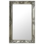 Silver baroque style wall mirror 50x80 cm by vidaXL, Mirrors - Ref: Foro24-320322, Price: 73,08 €, Discount: %