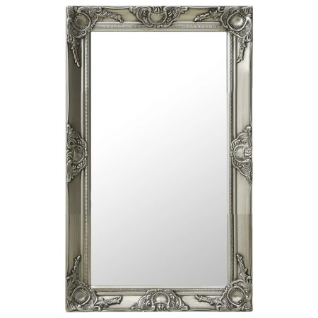 Silver baroque style wall mirror 50x80 cm by vidaXL, Mirrors - Ref: Foro24-320322, Price: 60,99 €, Discount: %