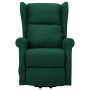 Sillón de masaje con sistema de elevación tela verde oscuro de vidaXL, Sillones de masaje eléctricos - Ref: Foro24-289746, Pr...