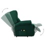 Sillón de masaje con sistema de elevación tela verde oscuro de vidaXL, Sillones de masaje eléctricos - Ref: Foro24-289746, Pr...