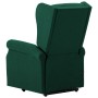 Sillón de masaje con sistema de elevación tela verde oscuro de vidaXL, Sillones de masaje eléctricos - Ref: Foro24-289746, Pr...