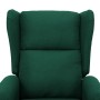 Sillón de masaje con sistema de elevación tela verde oscuro de vidaXL, Sillones de masaje eléctricos - Ref: Foro24-289746, Pr...