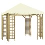 Cenador blanco crema 3x3 m de vidaXL, Carpas y cenadores - Ref: Foro24-3054480, Precio: 445,63 €, Descuento: %