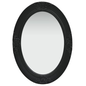 Black baroque style wall mirror 50x70 cm by vidaXL, Mirrors - Ref: Foro24-320355, Price: 50,17 €, Discount: %