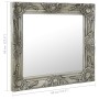 Silver baroque style wall mirror 60x60 cm by vidaXL, Mirrors - Ref: Foro24-320334, Price: 53,99 €, Discount: %