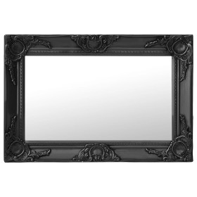 Black baroque style wall mirror 60x40 cm by vidaXL, Mirrors - Ref: Foro24-320331, Price: 42,99 €, Discount: %